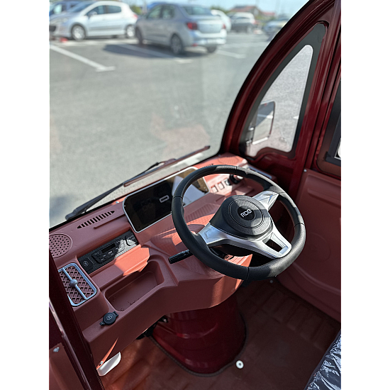 Triciclu electric, RDB MAX-Klass4, acoperis inchis, fara permis, 72V 32Ah, 4000W, 25km/h + CU VOLAN Triciclu electric, RDB MAX-Klass4, acoperis inchis, fara permis, 72V 32Ah, 4000W, 25km/h + CU VOLAN