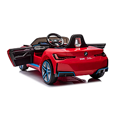 Masinuta electrica pentru copii BMW I4 cu doua usi, 12V-7Ah, LED, MP3, USB, Radio, Polipropilena, otel si scaun din piele ecologica Masinuta electrica pentru copii BMW I4 cu doua usi, 12V-7Ah, LED, MP3, USB, Radio, Polipropilena, otel si scaun din piele ecologica