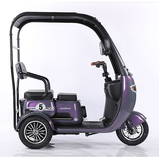 Triciclu Electric RDB Panda 5, 650W, 60V20Ah, Fără permis