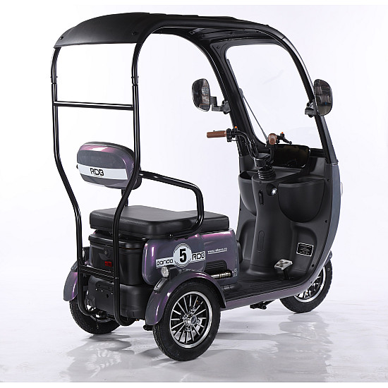 Triciclu Electric RDB Panda 5, 650W, 60V20Ah, Fără permis
