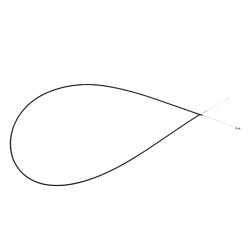 Cablu frână spate cu cămașă 180 CM