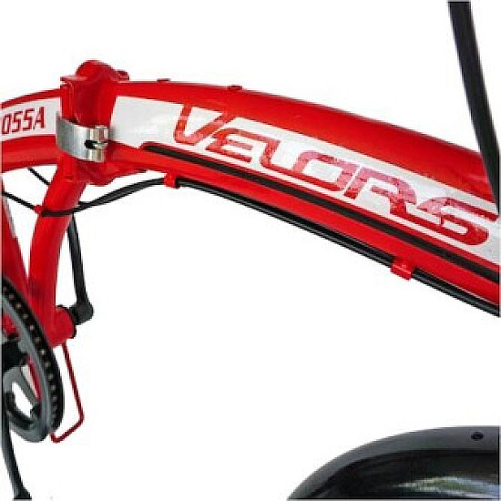 Bicicleta Velors Pliabila 20" V2055A, Rosu Bicicleta Velors Pliabila 20" V2055A, Rosu