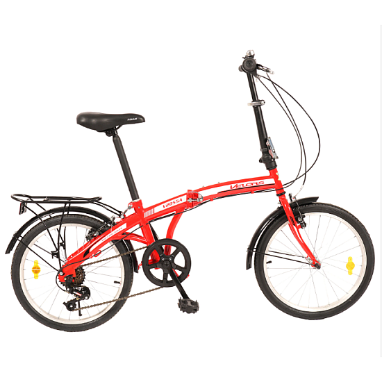 Bicicleta Velors Pliabila 20" V2055A, Rosu Bicicleta Velors Pliabila 20" V2055A, Rosu