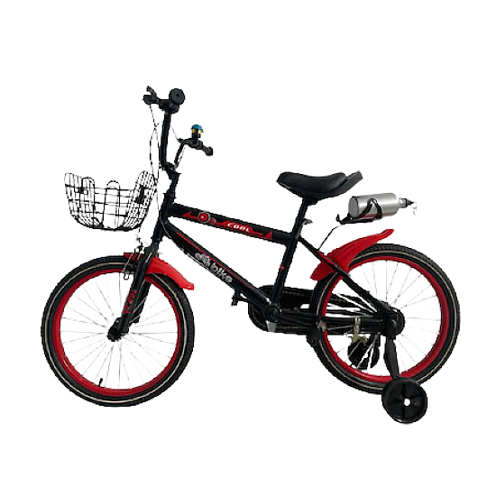 Bicicletă copii RDB ASC-871, 18 Inch, Cu roți ajutătoare și sticlă pentru apă