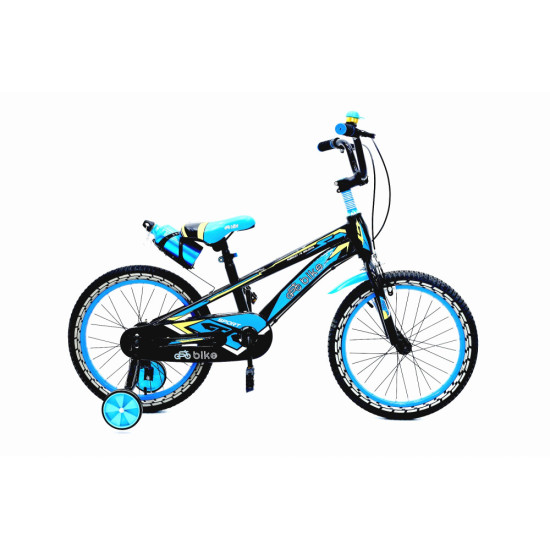 Bicicletă copii RDB ASC-872, 16 Inch, Cu roți ajutătoare și sticlă pentru apă