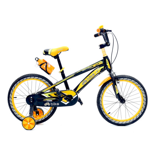 Bicicletă copii RDB ASC-872, 16 Inch, Cu roți ajutătoare și sticlă pentru apă