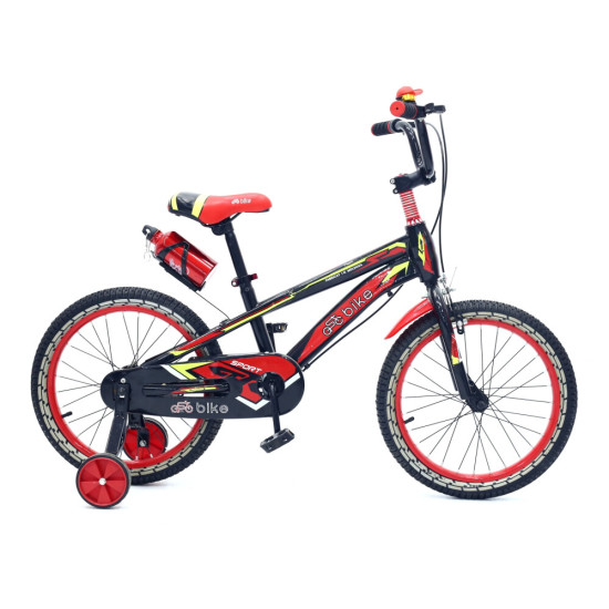 Bicicletă copii RDB ASC-872, 16 Inch, Cu roți ajutătoare și sticlă pentru apă