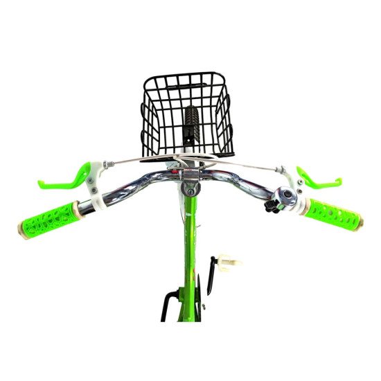 Bicicletă copii RDB ASC-884, 16 inch, Cu roți ajutătoare și coș depozitare