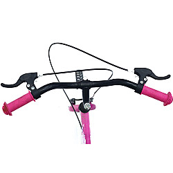 Bicicletă RDB Angel, 16 Inch, Cu roți ajutătoare, Roz Bicicletă RDB Angel, 16 Inch, Cu roți ajutătoare, Roz