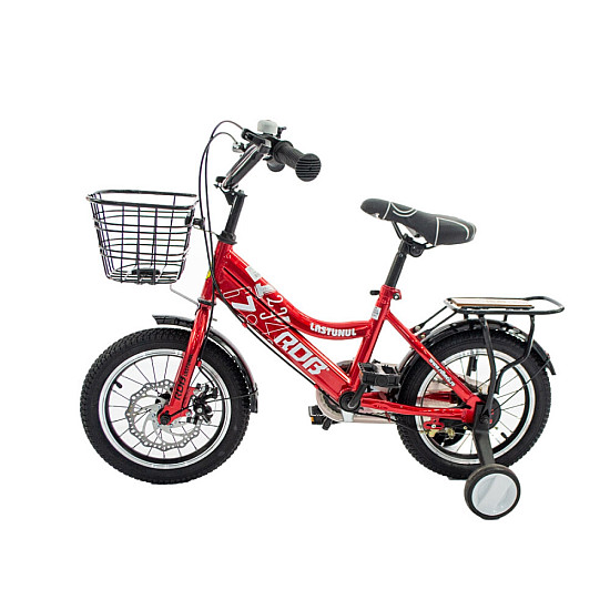 Bicicletă copii RDB Lăstunul 18 inch, portbagaj
