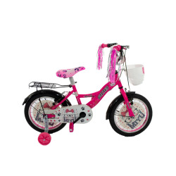 Bicicleta copii RDB MIYU culoare roz/alb roata 16 otel