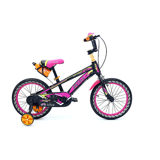 Bicicletă copii, RDB ASC-872, 14 Inch, Cu roți ajutătoare și sticlă pentru apă