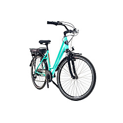 Bicicletă Electrică RDB Devron City Albastru Deschis 26 Inch Bicicletă Electrică RDB Devron City Albastru Deschis 26 Inch