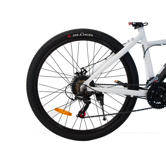 Bicicleta electrica RDB T7, 250W, autonomie 30 - 40 km, 25km/h, 36v, 10.4 Ah, Alb