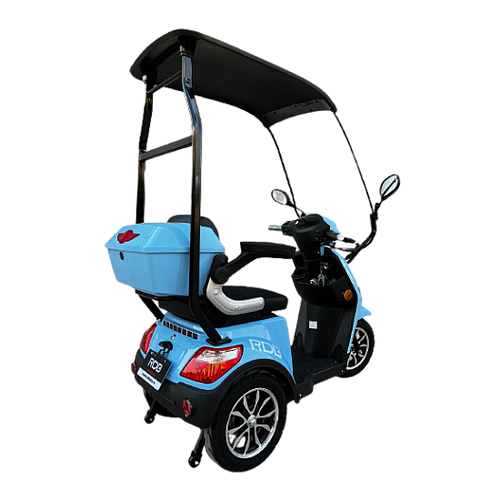 Tricicleta electrica RDB A-klass cu cabină, fara permis 25km/h, Putere maximala 1200W, Baterie 60V Tricicleta electrica RDB A-klass cu cabină, fara permis 25km/h, Putere maximala 1200W, Baterie 60V