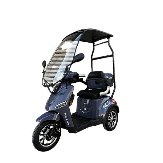Tricicleta electrica RDB A-klass cu cabină, fara permis 25km/h, Putere maximala 1200W, Baterie 60V Tricicleta electrica RDB A-klass cu cabină, fara permis 25km/h, Putere maximala 1200W, Baterie 60V
