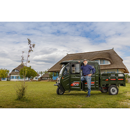 Triciclu electric, RDB MAX-Klass PRO, acoperis inchis, fara permis, 2000W-3000W, 25km/h