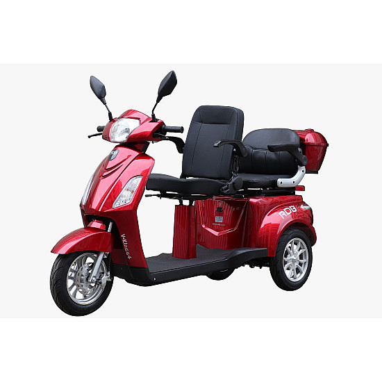 Tricicletă electrică RDB V-KLASS, 1000W, 60V 20AH, fără permis, 2 locuri, 25 km/h
