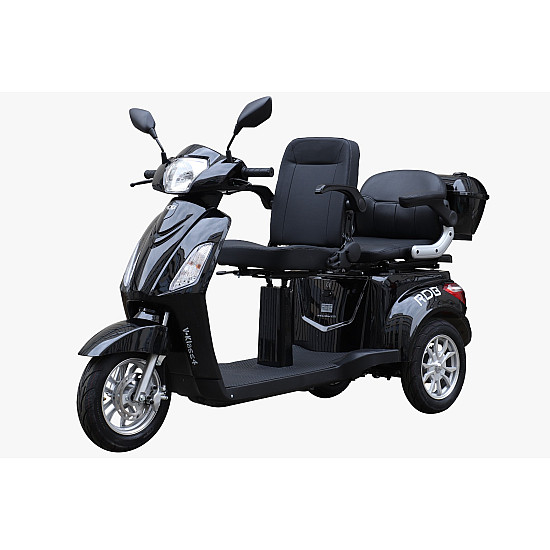 Tricicletă electrică RDB V-KLASS, 1000W, 60V 20AH, fără permis, 2 locuri, 25 km/h