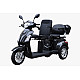 Tricicletă electrică RDB V-KLASS, 1000W, 60V 20AH, fără permis, 2 locuri, 25 km/h